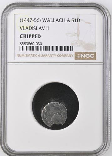 Wallachia, Roemenië. Vladislav II. Ducat (silver) ND