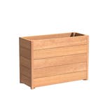 Hardhouten plantenbak Sevilla 100x40x71,3cm - Met bodem, Tuin en Terras, 100 cm of meer, Nieuw, 60 cm of meer, Rechthoekig