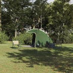 vidaXL Huisje Tent met dak met opslag Groen 370 x 230 x 185, Verzenden, Nieuw