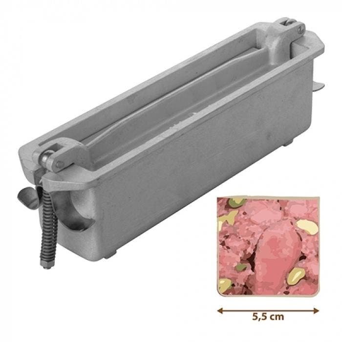 Adelmann Rechthoekige Patévorm Aluminium 7,5x24x5,5 cm, Zakelijke goederen, Horeca | Keukenapparatuur, Verzenden