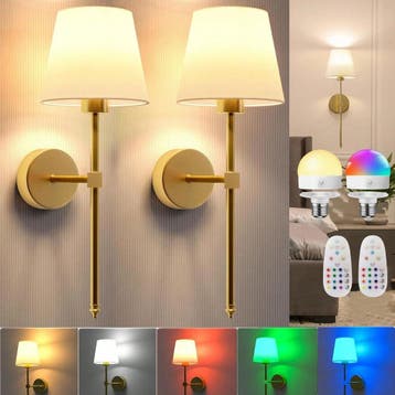 Draadloze led wandlamp dimbaar met afstandsbediening, Verzenden, Nieuw