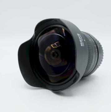 Meike MK 8mm f/3.5 Fish Eye Canon EF  OCCASION (254), Ophalen of Verzenden, Zo goed als nieuw