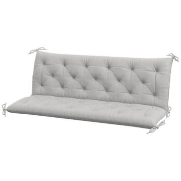 TRUUSK Bankkussen 3-zits 150x98x8 cm - Met Banden - Outdoor/, Tuin en Terras, Verzenden, Nieuw