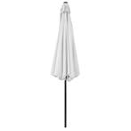 Parasol Budapest tuinparasol met zwengel Ø300 cm wit casa.pr, Verzenden, Nieuw