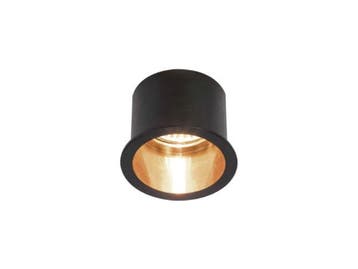 Veiling - 20x GU10 Inbouw armatuur zwart en goud met lamphou, Nieuw