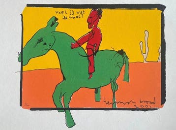 Herman Brood (1946-2001) - VOEL JIJ WAT IK VOEL, Antiek en Kunst