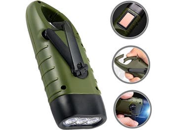 Luume Solar Survival Flashlight - Dynamo Zaklamp - Solar &, Verzenden, Nieuw
