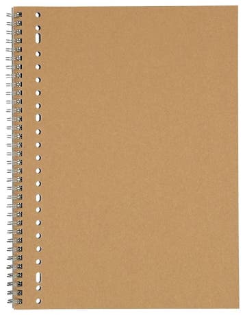 HEMA Collegeblok A4 geruit 10x10mm kraft, Verzenden, Nieuw
