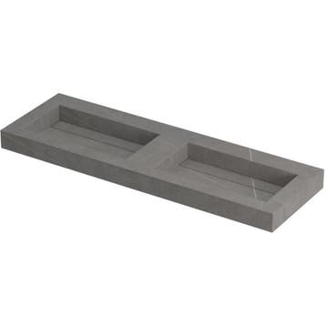 INK Pitch Wastafel Keramische Slab Bak Dubbel met Drain en, Doe-het-zelf en Verbouw, Ophalen of Verzenden, Nieuw