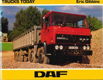 DAF TRUCKS TODAY BOEK ENGELS, Boeken, Gelezen, Algemeen, Eric Gibbins, Verzenden