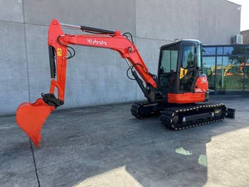 Veiling: Midigraafmachine Kubota KX155-3SZ Diesel 2012, Ophalen, Graafmachine