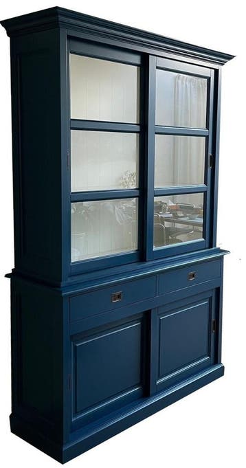 Buffetkast groenblauw Geleen 140cm, Ophalen of Verzenden, Nieuw