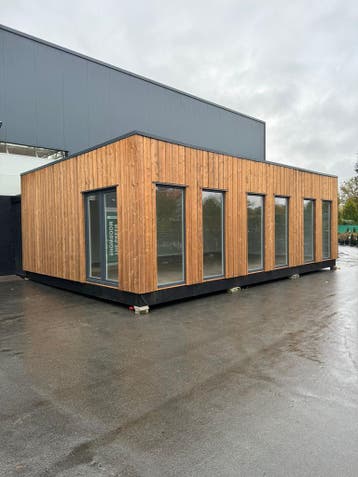 Partijen gevelbekleding Thermo Vuren Ayous en Frake rabat, Doe-het-zelf en Verbouw, Hout en Planken, Ophalen of Verzenden, Nieuw