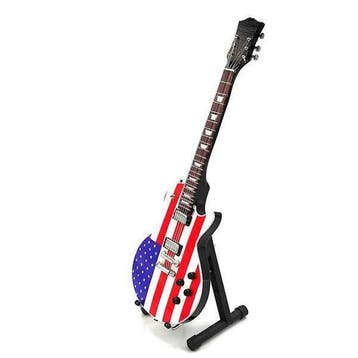 Miniatuur replica Gibson Les Paul gitaar Joe Perry Aerosmith, Ophalen of Verzenden, Nieuw, Pop, Beeldje of Miniatuur