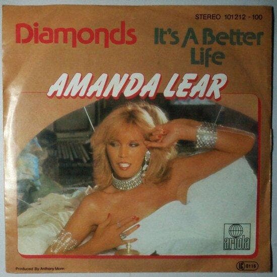 Amanda Lear - Diamonds - Single, Cd's en Dvd's, Vinyl Singles, Verzenden