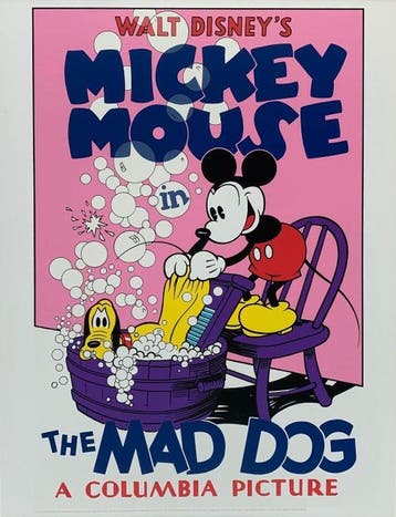 Walt Disney - Walt Disneys Micky Mouse in The Mad Dog, 1932, Nieuw