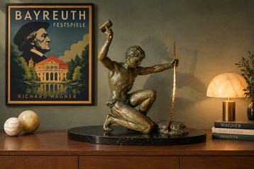 G. Hervor (Jean de Roncourt) - sculptuur, Sigfrido - Le