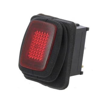 Schakelaar - Rood - 12V - 16A - Verlicht, Ophalen of Verzenden, Nieuw, Schakelaar