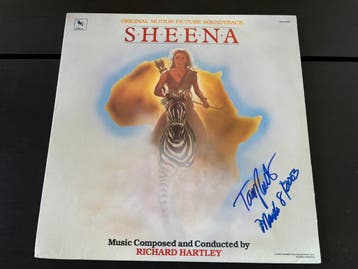 LP Sheena - Gesigneerd door hoofdrolspeelster Tanya Roberts, Ophalen of Verzenden, Nieuw, Film, Overige typen