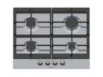 Siemens - Gas Kookplaat - Inox, Verzenden, Nieuw, Gas, 4 kookzones
