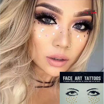 Face Art Tattoos Sproet 11: Gouden Hartjes, Ophalen of Verzenden, Nieuw