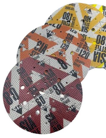 SIA siastyle 125mm 8+1 en multihole keramische schuurschijve, Ophalen of Verzenden, Nieuw