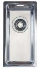 Spoelbak RVS 18x40x14 CM HorecaTraders, Verzenden, Nieuw in verpakking