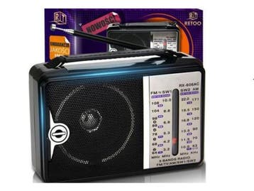 Veiling - Draagbare Noodradio  op Batterij FM en USB, Audio, Tv en Foto, Radio's, Nieuw