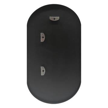 [en.casa] Passpiegel Corato hangend 40x80 cm zwart, Huis en Inrichting, Verzenden, Nieuw