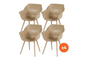 Set van 4 - Hartman Sophie Studio dining kuipstoel -, Verzenden, Nieuw, Overige materialen