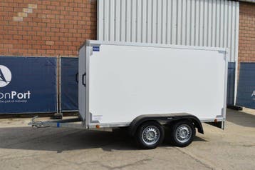 Veiling: Gesloten Aanhangwagen Kerenzo 750kg 300x150x150cm, Ophalen, Gebruikt