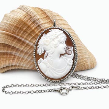 Zilver - Ketting met hanger - Italiaans vakmanschap