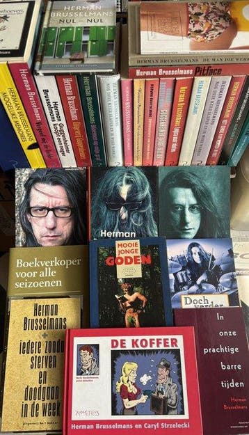 Herman Brusselmans - Rijk gevarieerde collectie boeken door