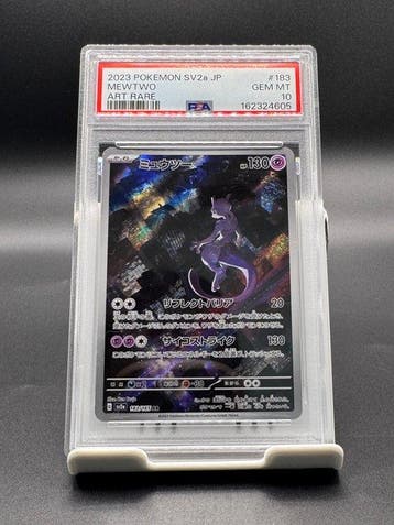 Pokémon - 1 Graded card - Mewtwo 183/165 - PSA 10 - Scarlet, Nieuw