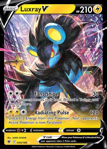 Luxray V  050/189 Astral Radiance, Ophalen of Verzenden, Nieuw, Losse kaart, Foil