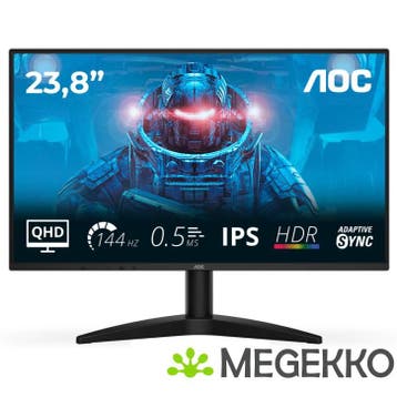AOC B3 Q24B36X 23.8  QHD 144Hz IPS Gaming Monitor, Computers en Software, Monitoren, Verzenden, Nieuw, AOC