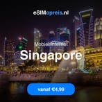 eSIM Singapore - Mobiel internet vanaf €4,99, Telecommunicatie, Prepaidkaarten en Simkaarten, Verzenden, Nieuw, Prepaidkaart