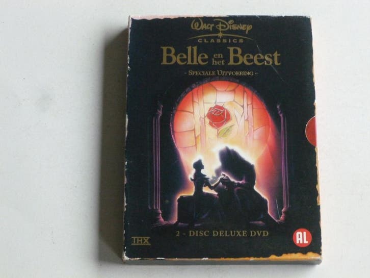 Disney Belle en het Beest (2 DVD) speciale uitvoering, Cd's en Dvd's, Dvd's | Kinderen en Jeugd, Zo goed als nieuw, Verzenden