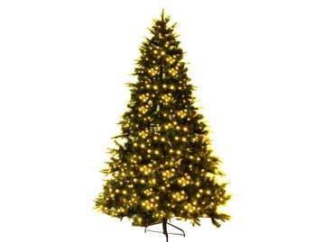 Coast Kunstkerstboom met LED verlichting - 240cm - Groen, Diversen, Verzenden, Nieuw