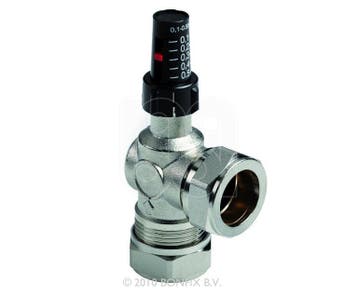BONFIX Drukverschilregelaar 22 x 22 mm knel, Ophalen of Verzenden, Nieuw