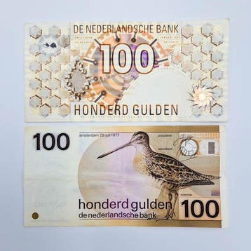 Nederland. - 2 x 100 Gulden - 1977/1992 - PL104, PL105