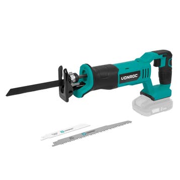 Accu Reciprozaag 20V | Incl. 3 Zaagbladen - Excl. Accu en, Verzenden, Nieuw, VONROC