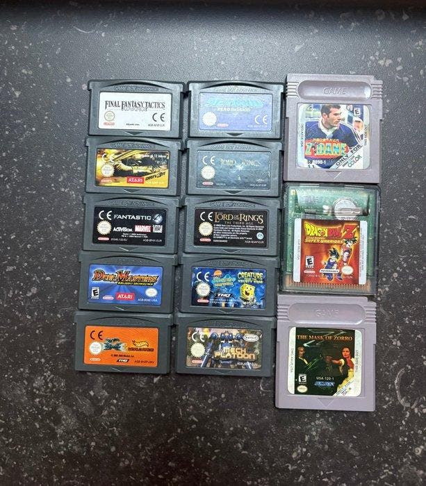 Nintendo - Gameboy Advance - Old Gameboy Advance SP Games, Spelcomputers en Games, Spelcomputers | Overige Accessoires