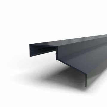 Afdekkap zijkant schuin aflopend lichtstraat-4500 mm-Antraci, Ophalen of Verzenden, Nieuw