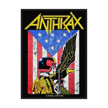 Anthrax Judge Dredd patch officiële merchandise, Ophalen of Verzenden, Nieuw, Kleding