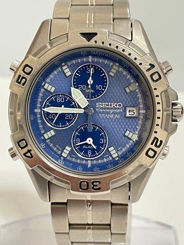 Seiko - Chronograph - Zonder minimumprijs - 7T32-7H40 -