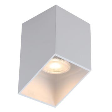 Aluminium opbouwspot Neva, wit, Ophalen of Verzenden, Nieuw, Metaal