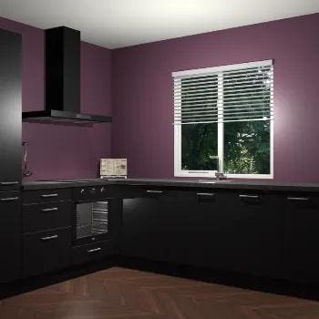 Zwart keuken Doha 37951, Verzenden, Nieuw