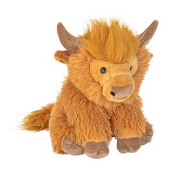 Wild Republic Schotse hooglander koe knuffel - pluche - 30, Verzenden, Nieuw
