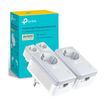 TP-Link TL-PA4010P Kit - Powerline AV600 Ethernet-adapter..., Verzenden, Nieuw